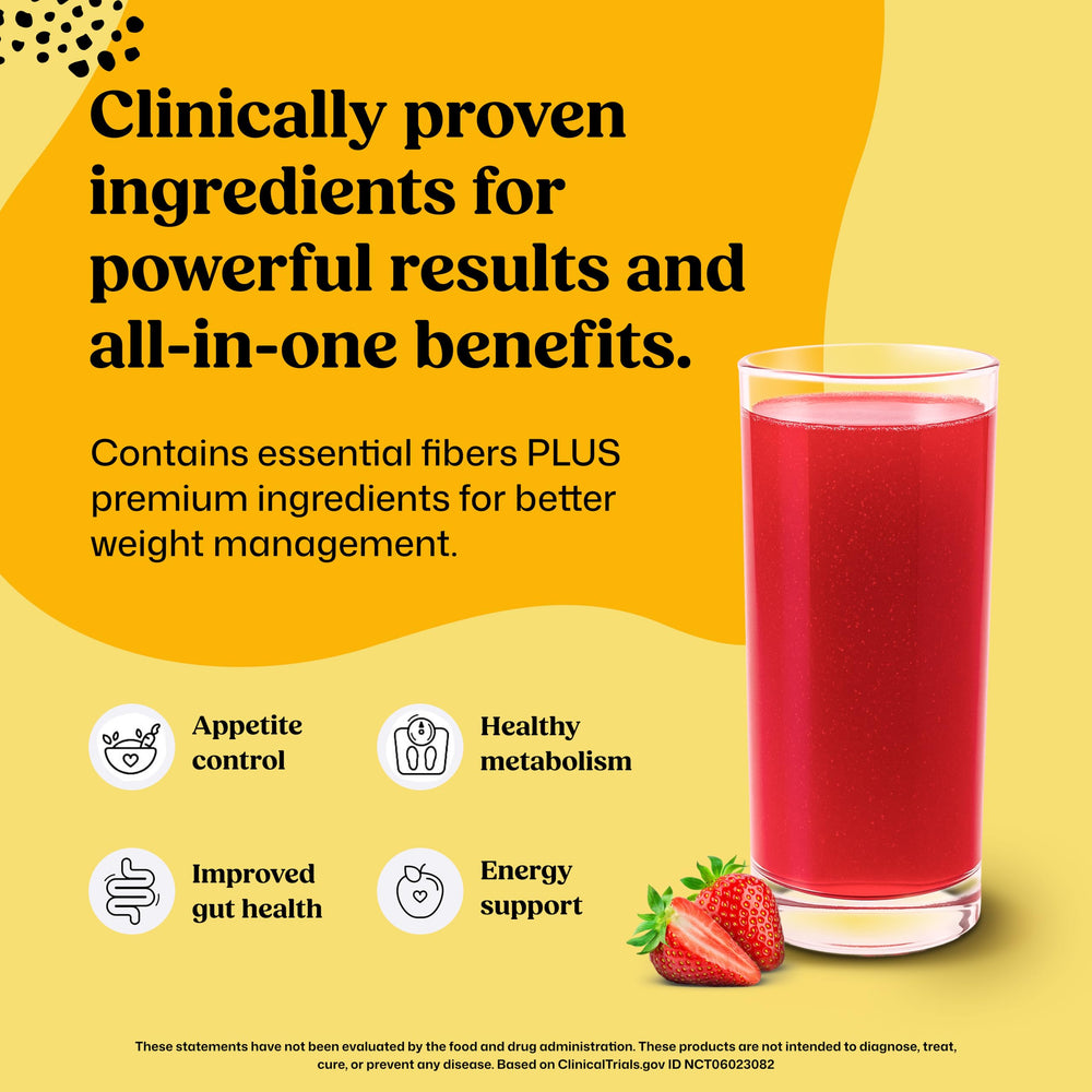 ColonBroom Premium Strawberry mixing water scene suggesting easy daily ritual