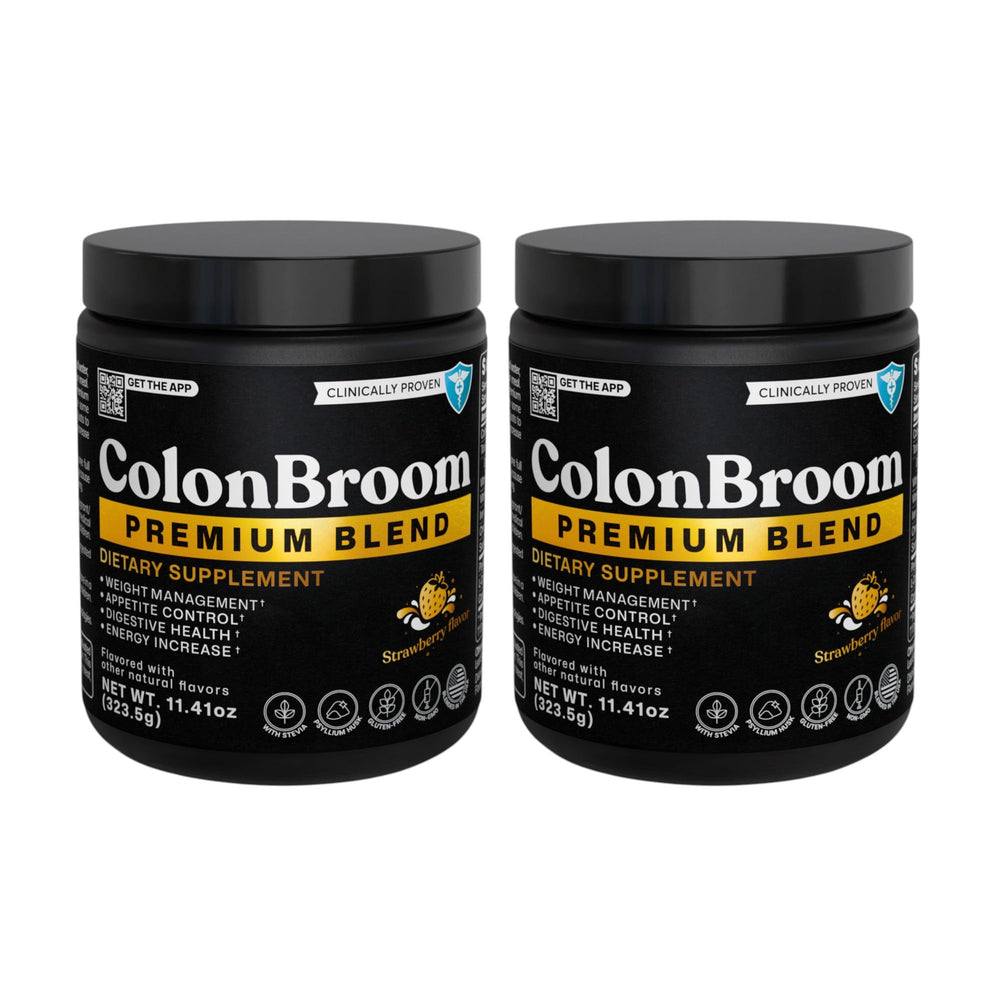 ColonBroom premium weight management strawberry tub promotes daily gut support