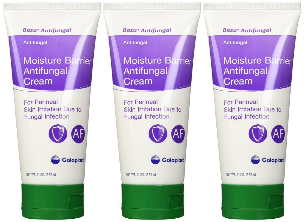 Coloplast Baza skin protectant tube cream pack three front view showing scented tubes for easy use