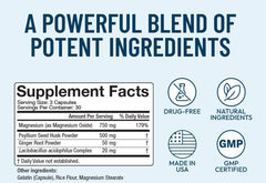 Colopril-supplements-packaging emphasizes gluten-free, vegetarian capsules in GMP-certified facility.