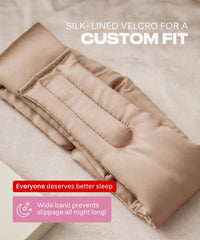Colorado Home Co eye mask with nose cut-out for comfortable, light-blocking wear.