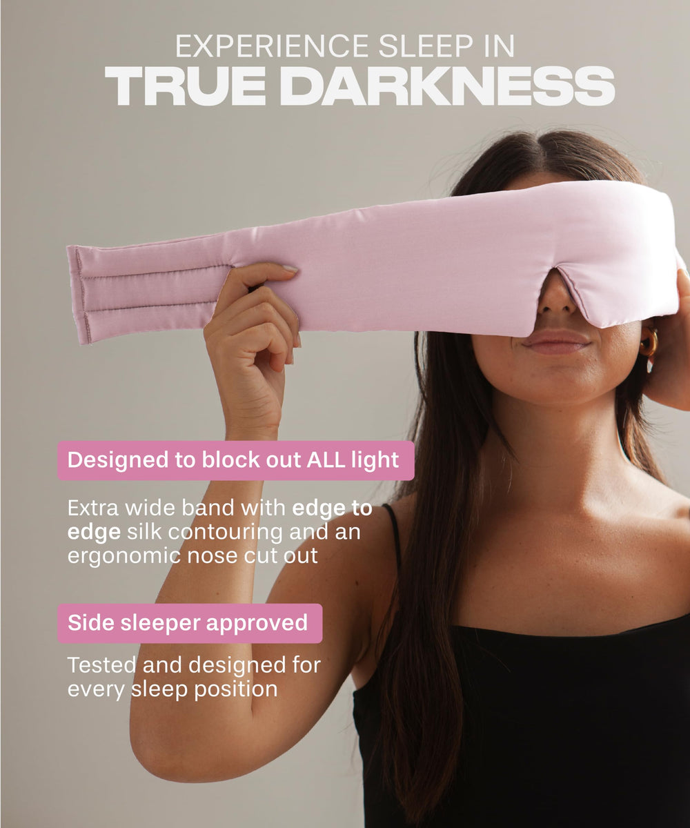 Sundaysilks Cloud Mask nose cutout offering full blackout and stability.