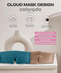 Colorado Home Co Sundaysilks plush interior emphasizes gentle touch against skin and comfort all night.