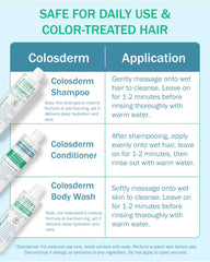 Creamy lather close-up demonstrates a low-foam formula ideal for dry skin.