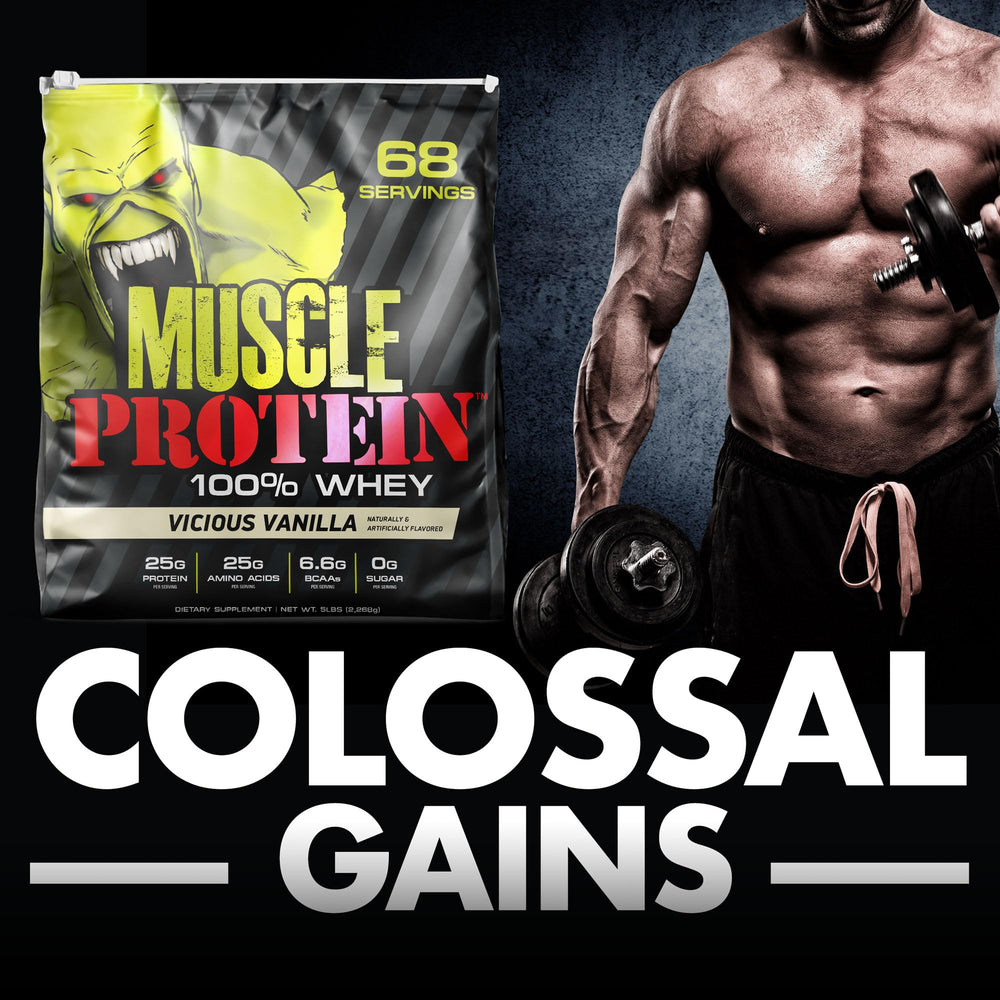 Colossal Labs Whey Travel Shake in glass shows versatile preparation.