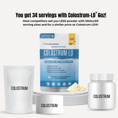 Colostrum-LD gluten-free formula supports sensitive users seeking clean ingredients.