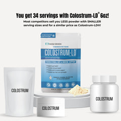 Colostrum-LD lactoferrin closeup of natural proteins