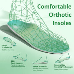 Com MUMU deep U-heel cup stabilizes the heel and reduces wobble.