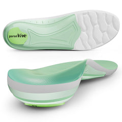Com MUMU arch support insoles with supercritical foam cushioning for lightweight comfort.