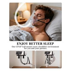 Comeacross CPAP anti-slip straps hold the machine securely throughout the night.