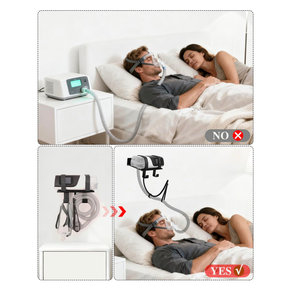 Comeacross durable mount strap system helps protect your CPAP with a secure setup.