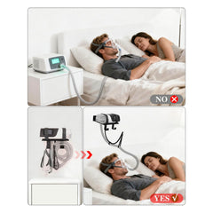 Comeacross durable mount strap system helps protect your CPAP with a secure setup.