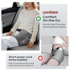 Comfheat safety feature includes overheat protection and auto shut-off.