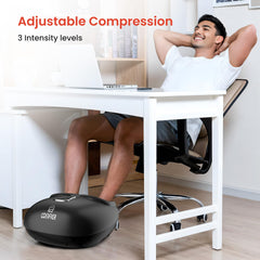 Heat and vibration on the COMFIER foot massager for warmth and comfort
