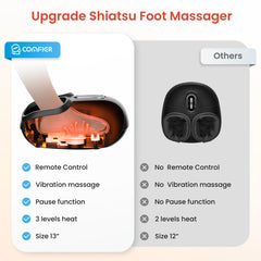 COMFIER foot massager remote control for hands-free adjustment