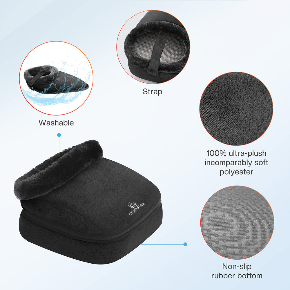 COMFIER 3D rotating rollers offer customizable massage intensity.