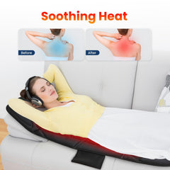 COMFIER 4 heating zones visible on back panel provide soothing warmth