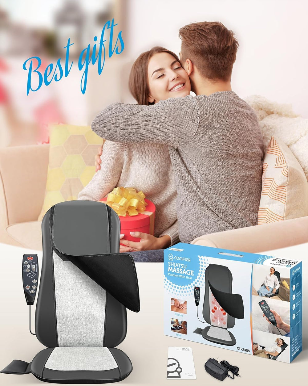COMFIER gift idea for women and men offering relaxation options