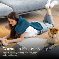COMFIER heating pad heats in about three minutes for quick comfort