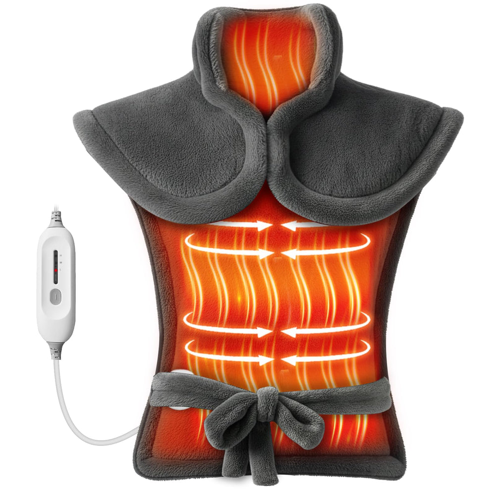 COMFIER large heating pad covers back and shoulders for broad warmth