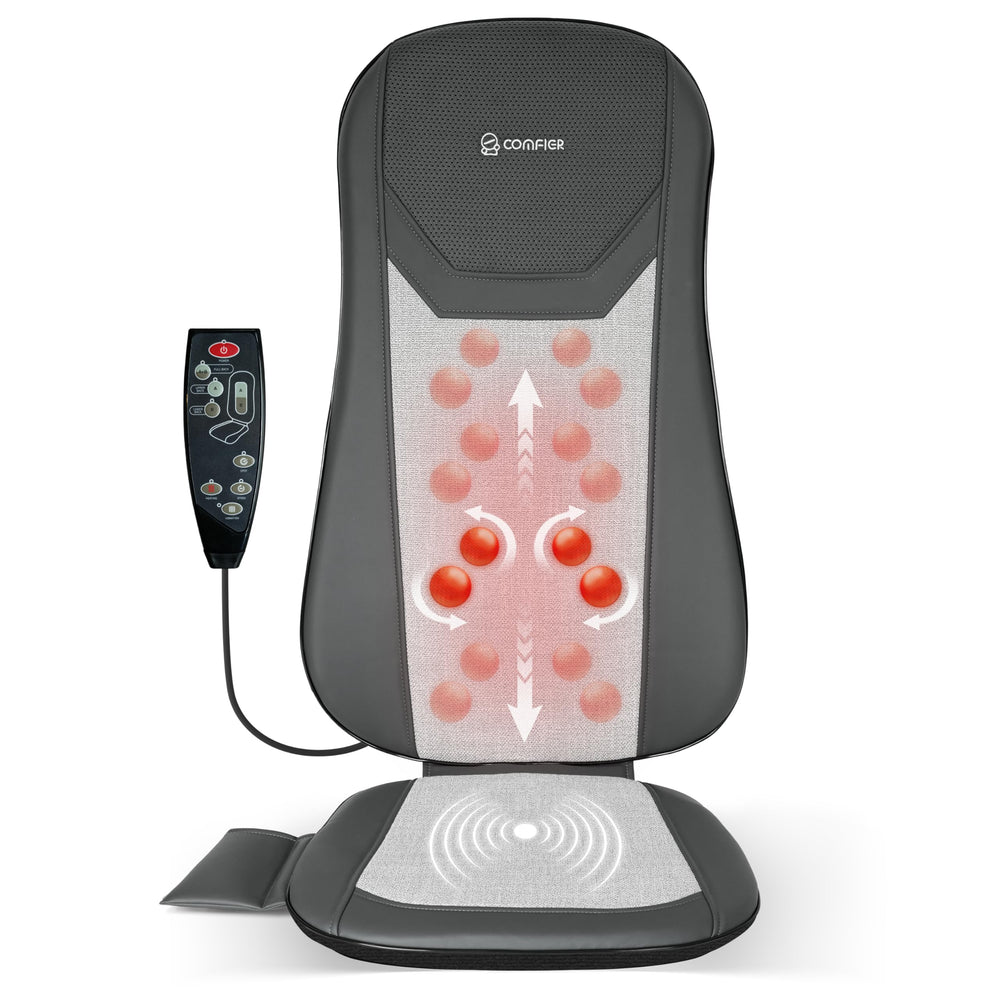 COMFIER shiatsu full back massager showing back nodes for targeted relief