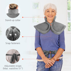 COMFIER soft flannel wrap delivers cozy, even heat