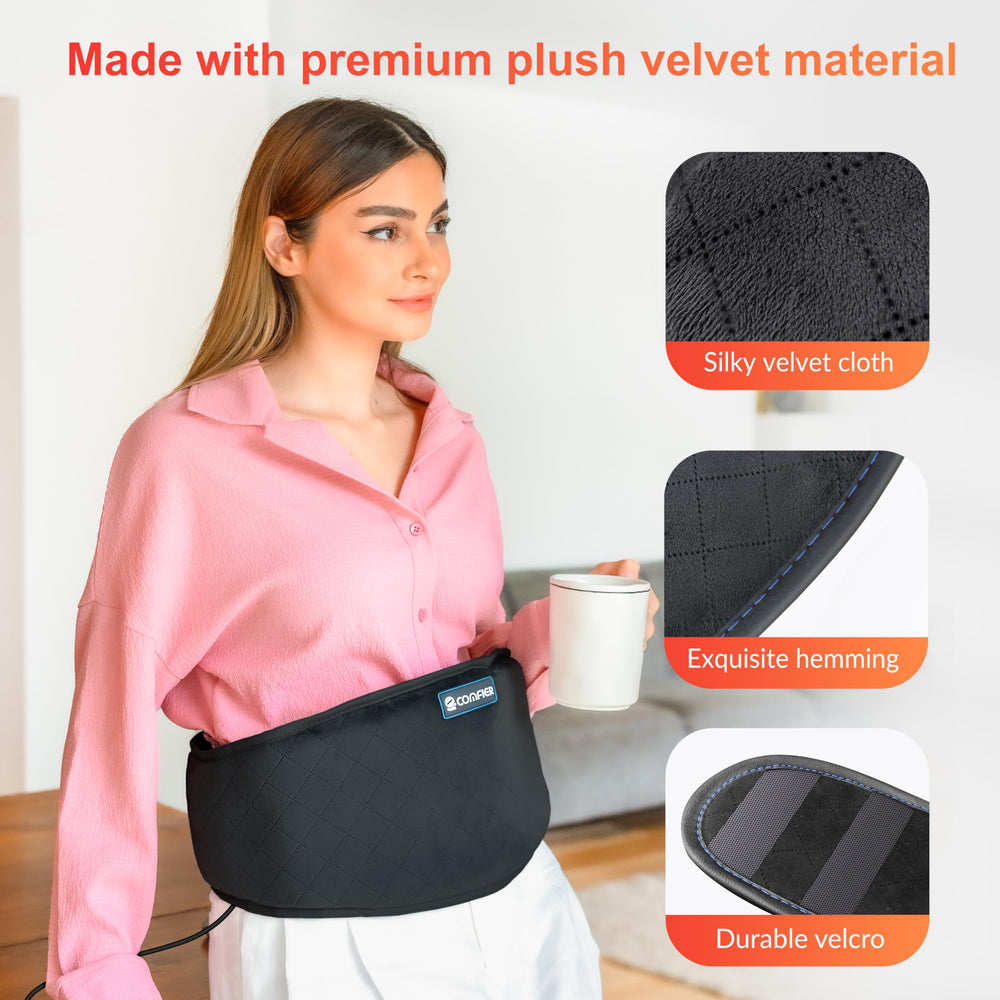 COMFIER soft velvet cover close-up highlighting luxurious texture