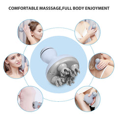 COMFIER waterproof head massager designed for shower use