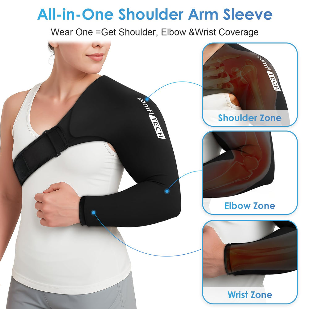 ComfiTECH ice pack closure adjustment enables a personalized snug feel