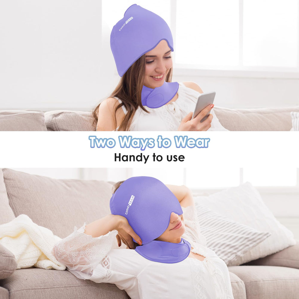 ComfiTECH Ice Pack Gel Detail shows flexible gel for full coverage.