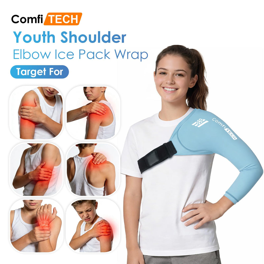ComfiTECH elbow-wrist coverage sleeve supports post practice relief for teens