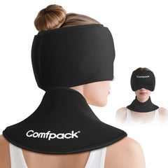 Comfpack migraine relief cap delivers instant cooling for headache relief.
