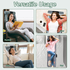 ComfyElect massager designed for use on chairs, beds, or sofas.