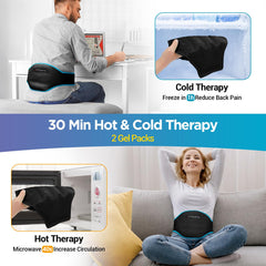 Comfytemp back ice pack brace use for cold therapy on the lower back
