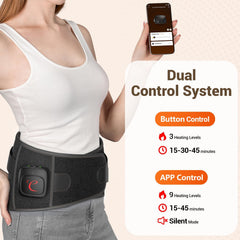 Comfytemp extended wrap strap enabling adjustable fit for various waist sizes.