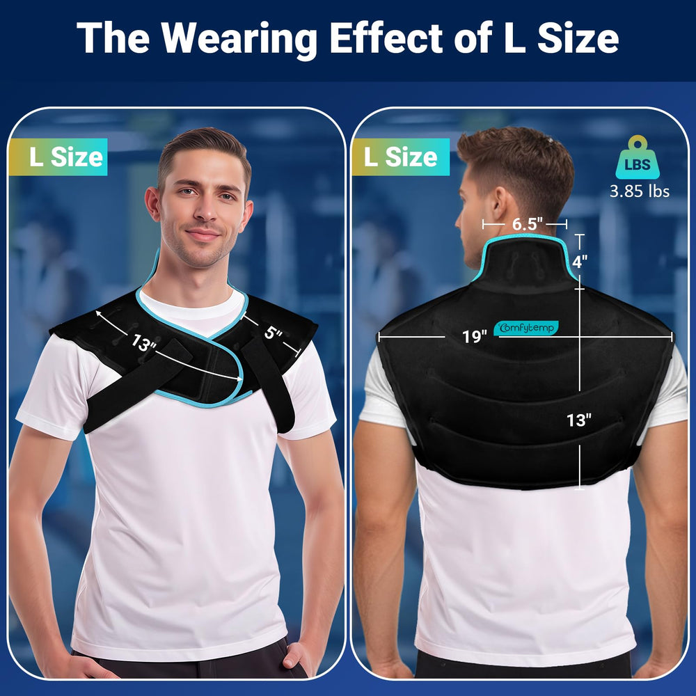 Comfytemp front-locked gel design reduces slipping during wear.