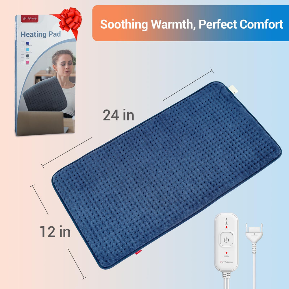 Comfytemp soft flannel cover adding gentle, comfortable warmth.