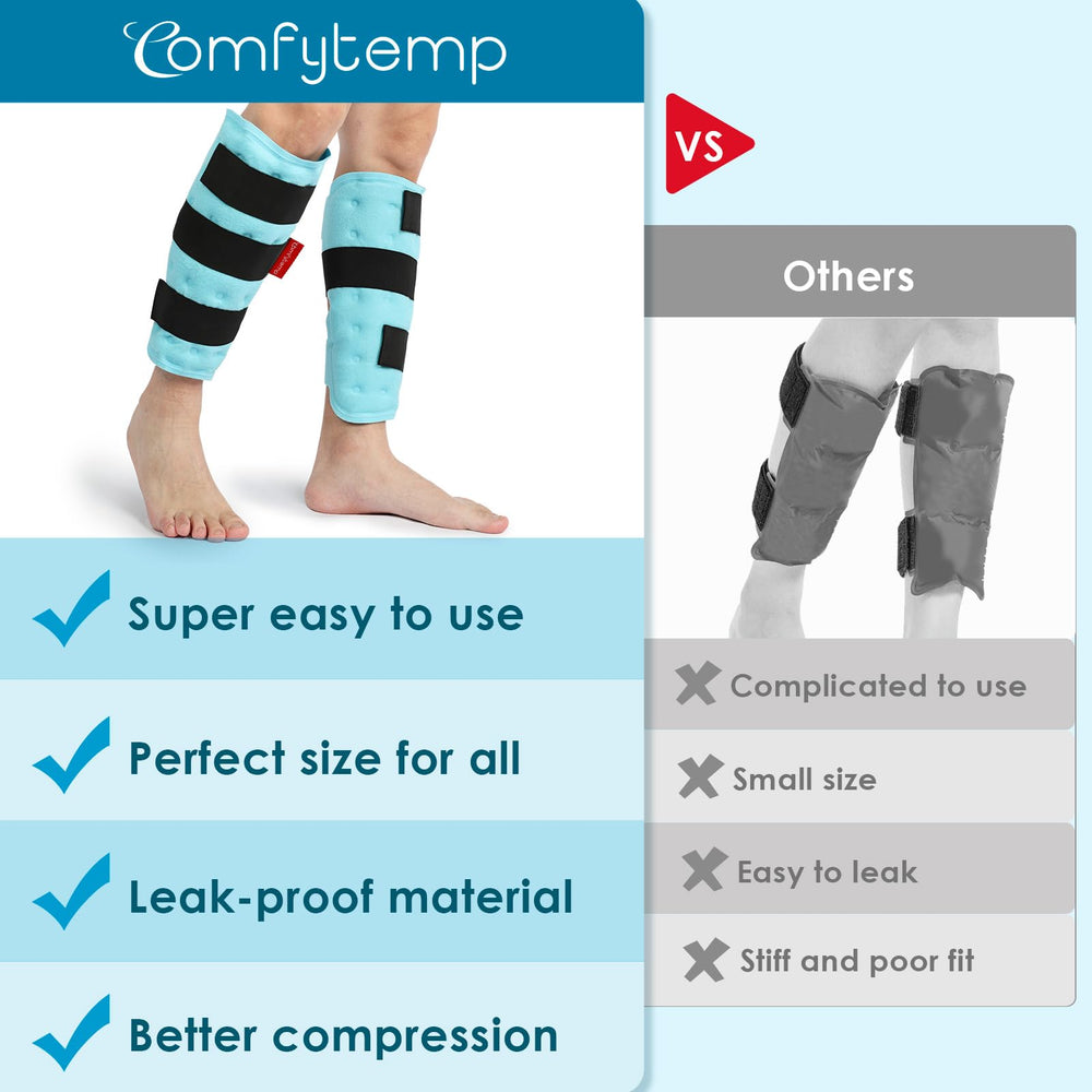 Comfytemp leak-proof layer resists leaks for longer cold or heat sessions.