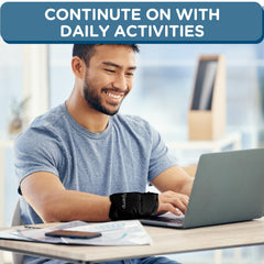 Comfytemp multi-use wrap adapts for arms, neck, or shoulders relief.