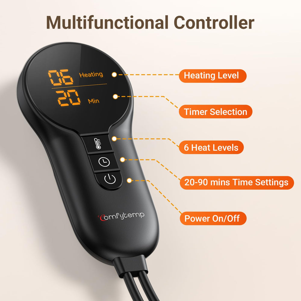 Comfytemp built-in NTC protection helps prevent overheating
