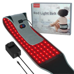 Comfytemp red light therapy belt front view for convenient home use.