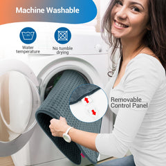 Comfytemp ultra-soft flannel cover delivers gentle warmth and comfort.