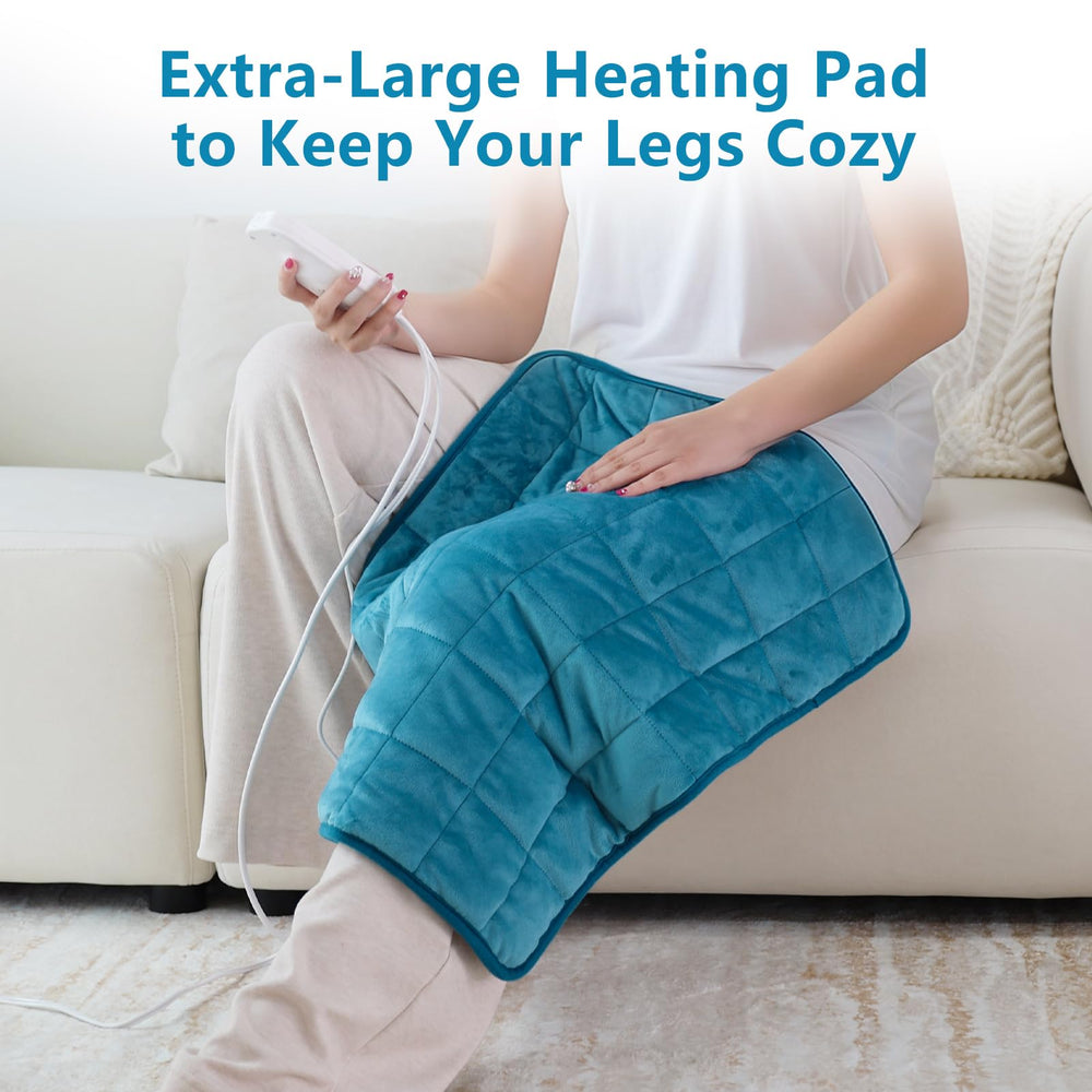 Comfytemp weighted heating pad machine-washable for easy cleaning