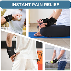 Comfytemp wrist wrap features leak-proof durable construction for reusable use.