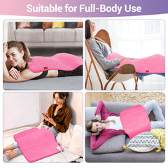 Comfytemp XXL back coverage provides full-back warmth during use.