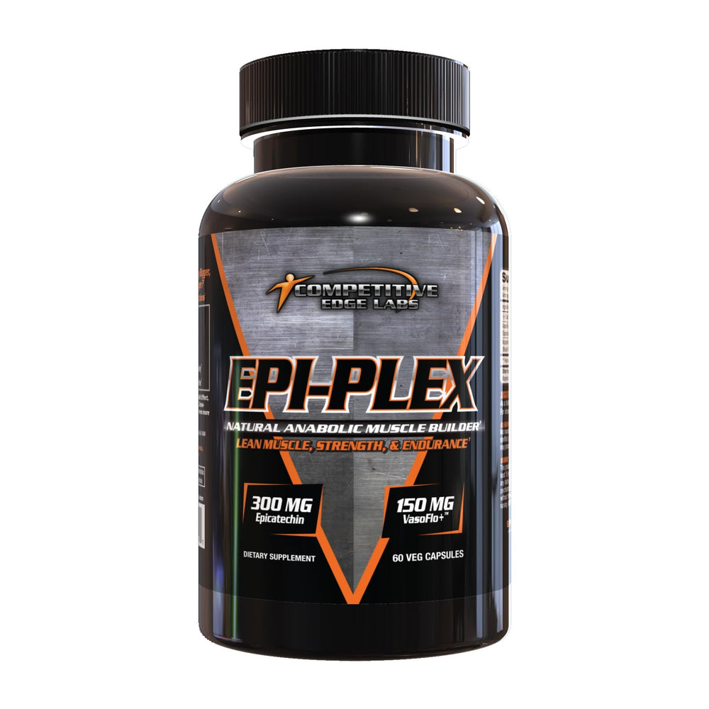 EPI-PLEX bottle-front view by Competitive Edge Labs supports lean muscle goals and strength.