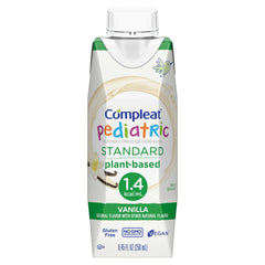 Compleat Pediatric Standard 1.4 Vanilla tube bottle: plant-based nutrition for ages 1–13.