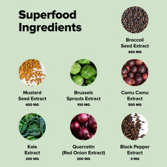 Complement Sulfora label close-up highlighting vegan non-GMO purity.