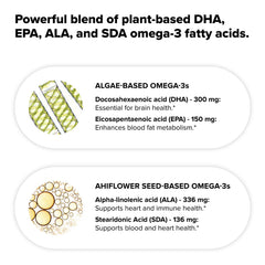 Complement Vegan Omega-3 compostable pouch packaging for eco-friendly living
