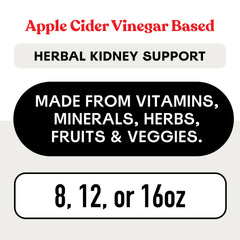 Complete Natural Kidney Complete apple cider vinegar blend visible on label.